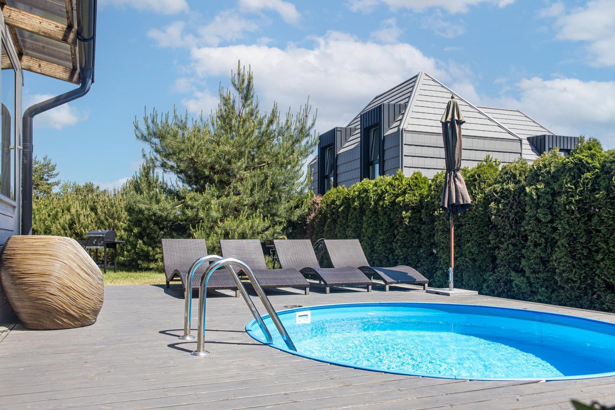 Villa With Private Pool Laumes Juosta Palanga Esterno foto